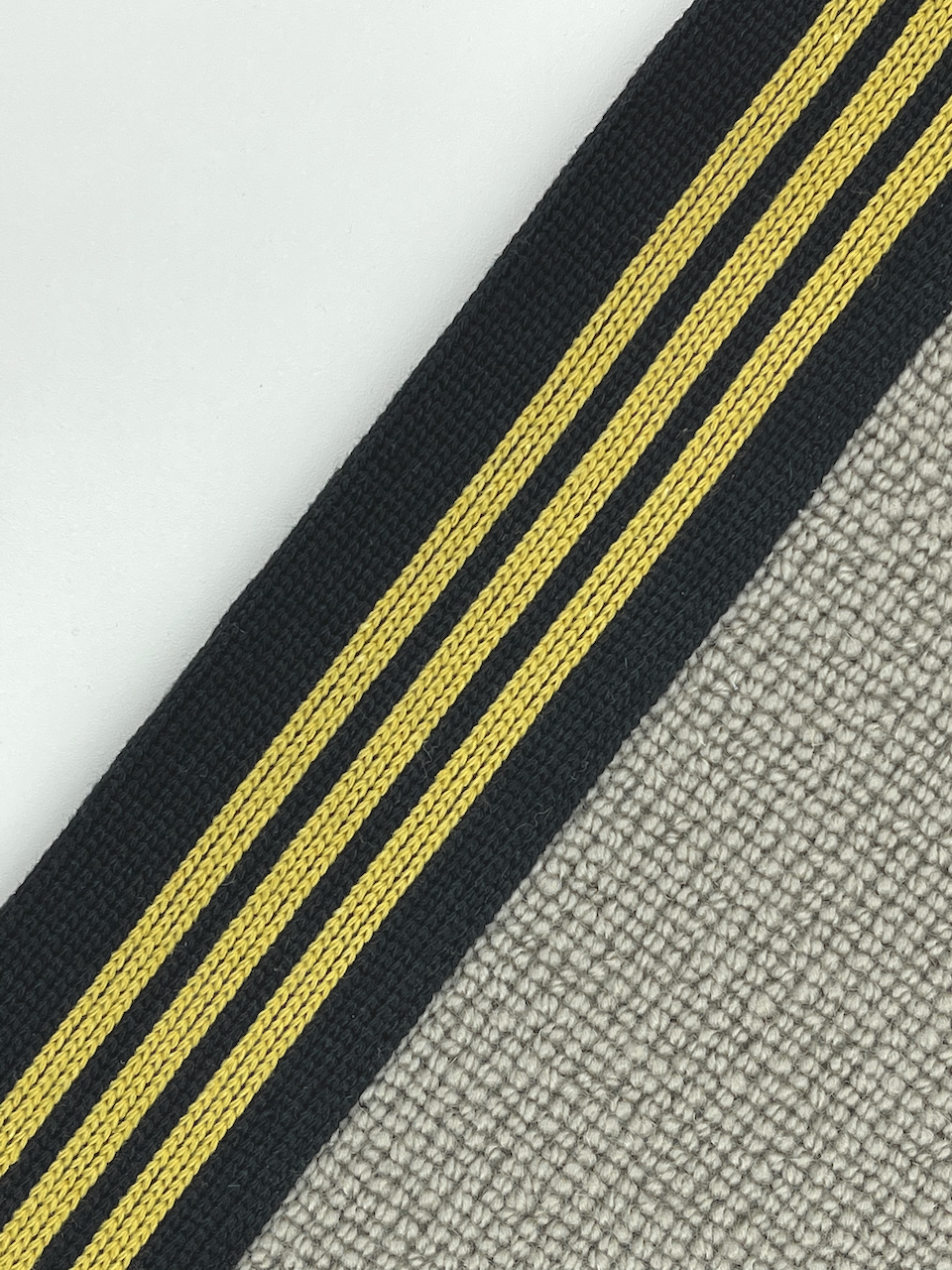 4005 carpet binding tape - cream stripe - Off The Loom